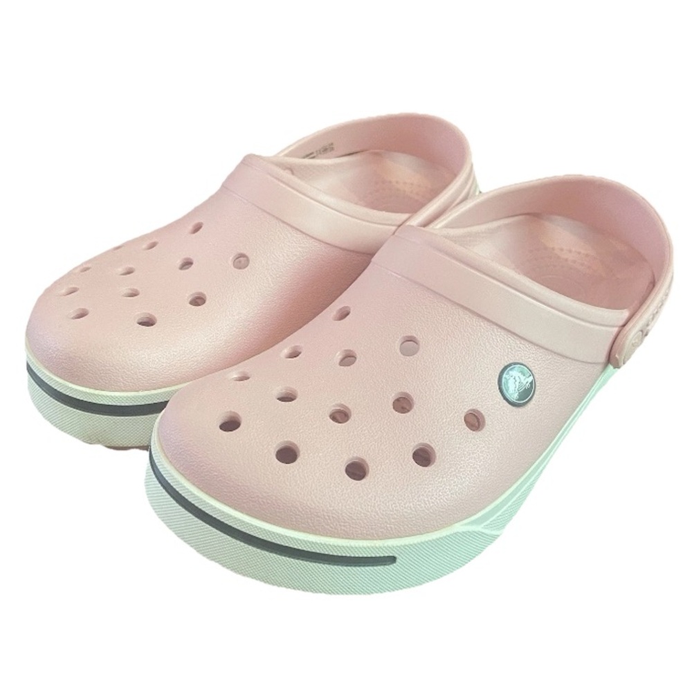 CROCS Unisex light pink clog comfort shoes Women’s size 8 men’s size 6